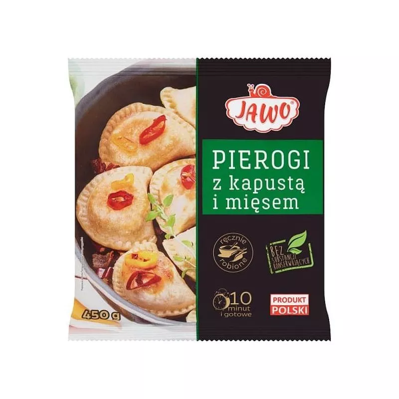 Pierogi kapusta z miesem 450gr JAWO
