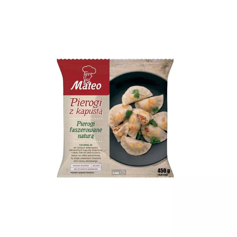 Pierogi z kapusta 450gr MATEO