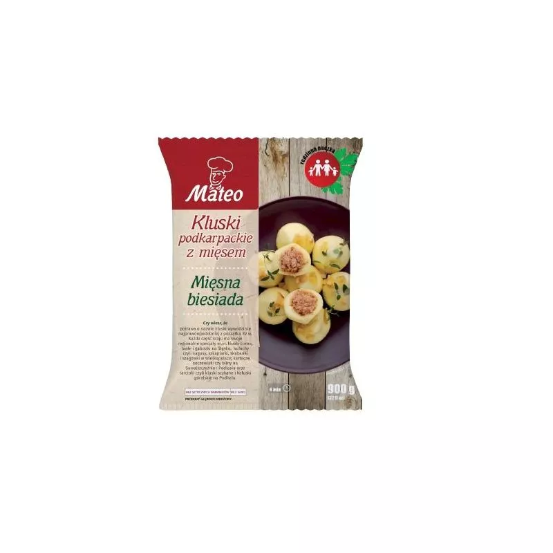 KLUSKI PODKARPACKIE Bolas de patata congelado 900gr MATEO