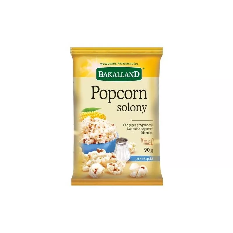 Popcorn solony 90g BAKALLAND