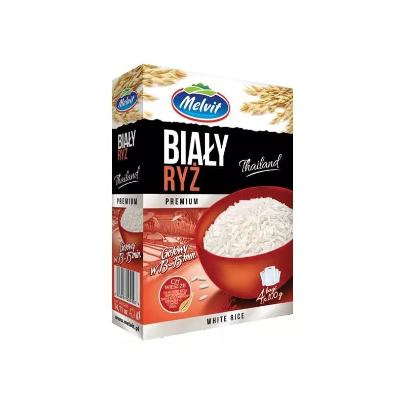 Granum ryz bialy 4 x100gr MELVIT