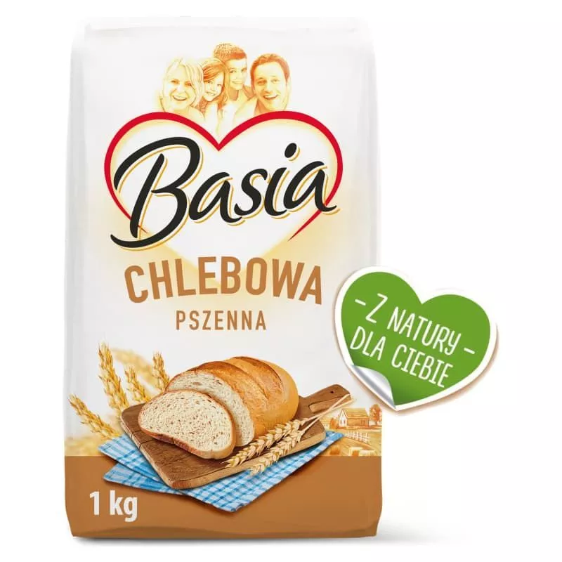 Harina de trigo BASIA para pan 1kg GOOD MILLS