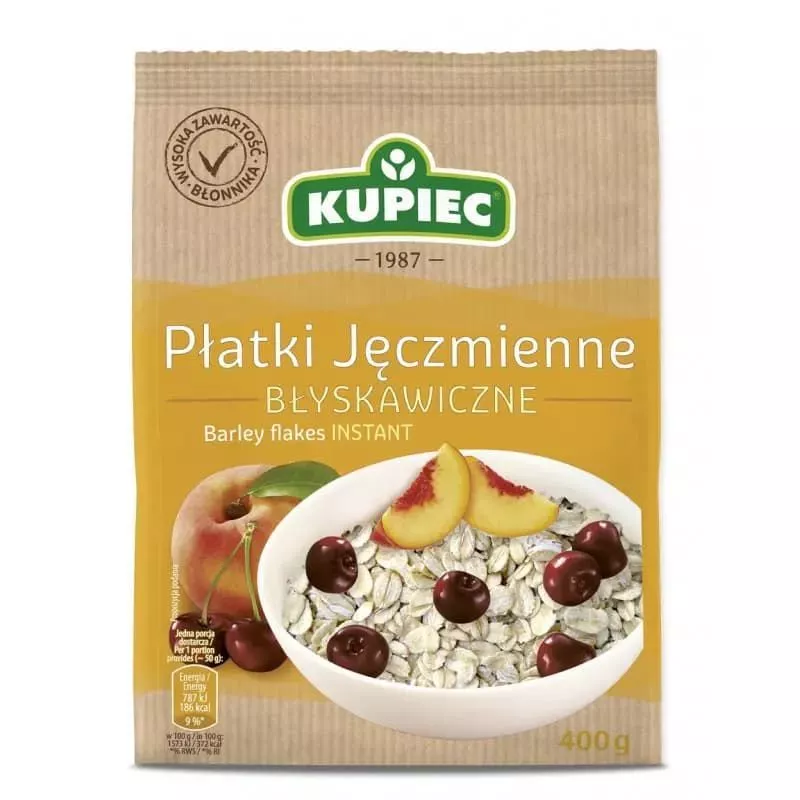 Platki jeczmienne 400gr KUPIEC