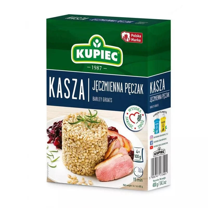 Kasza JECZMIENNA PECZAK 400g KUPIEC