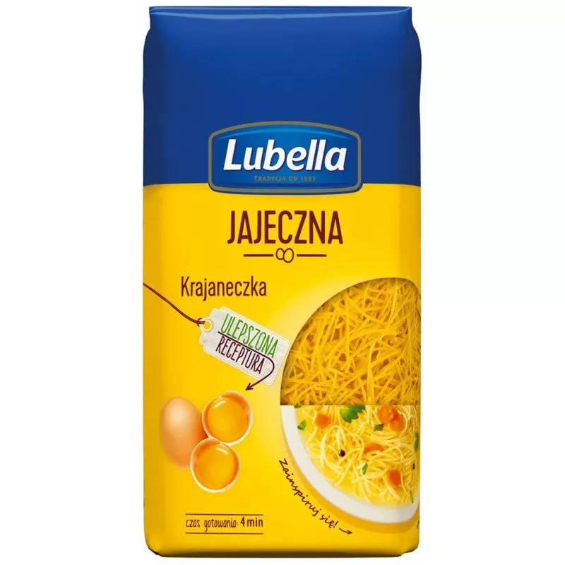 Makaron Jajeczny KRAJANECZKA 250g LUBELLA