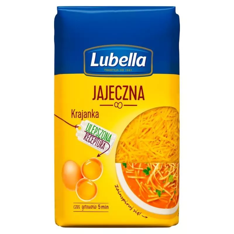 Makaron jajeczny krajanka 250g LUBELLA