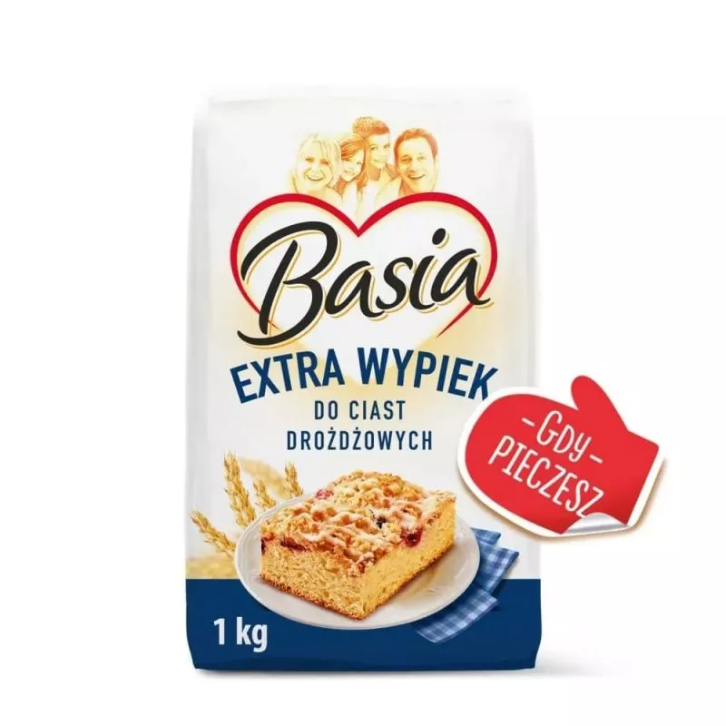 Harina de trigo extra 1kg BASIA