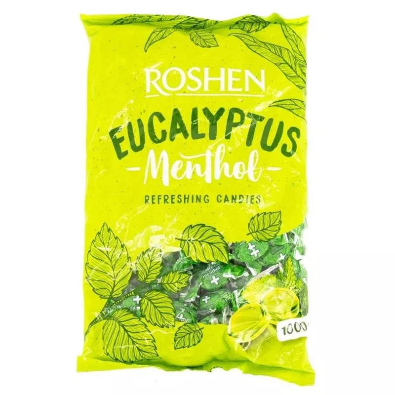 Caramelo EUCALYPTUS MENTHOL 1kg ROSHEN