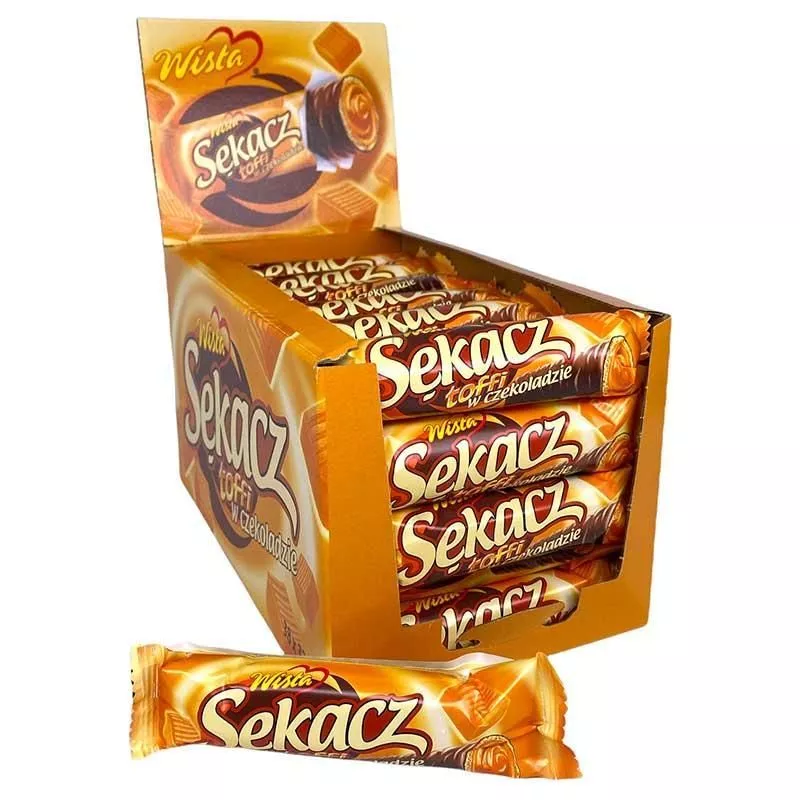 Galletas con sabor de toffi SEKACZ 32g WISLA