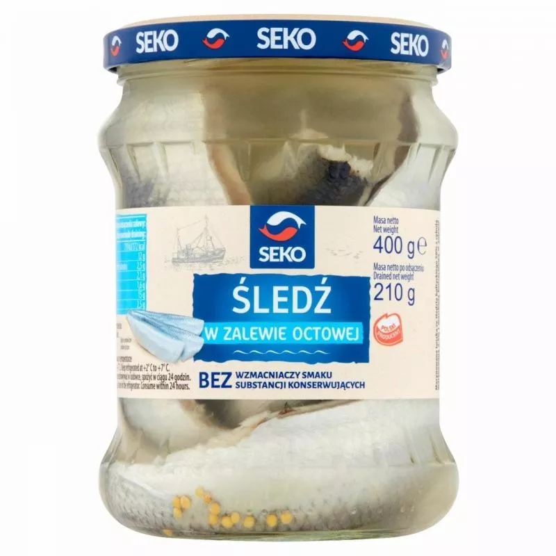 Sledz marynowany 400gr SEKO