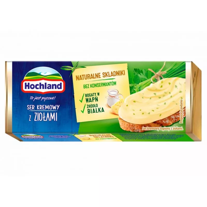 Queso fundido con herbas 90g HOCHLAND