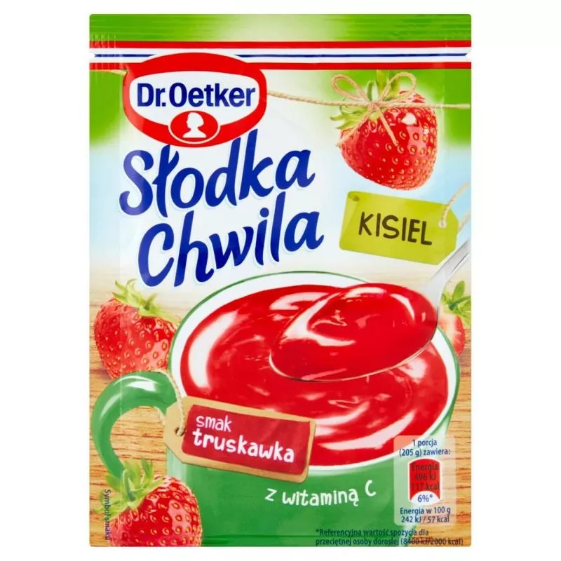 Kisel SLODKA CHWILA smak truskawkowy 30g Dr.Oetker