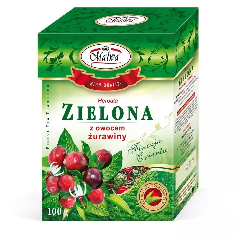 Herbata zielona z zurawiny 100gr