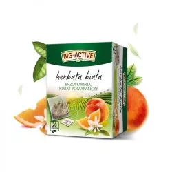 Herbata biala z brzoskwinia kwiatem pomaranczy 1.5g x20...