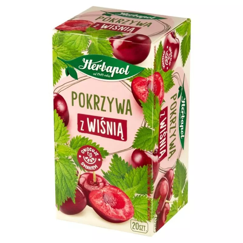 Herbata POKRZYWA WISNIA 1.5g x20 HERBAPOL