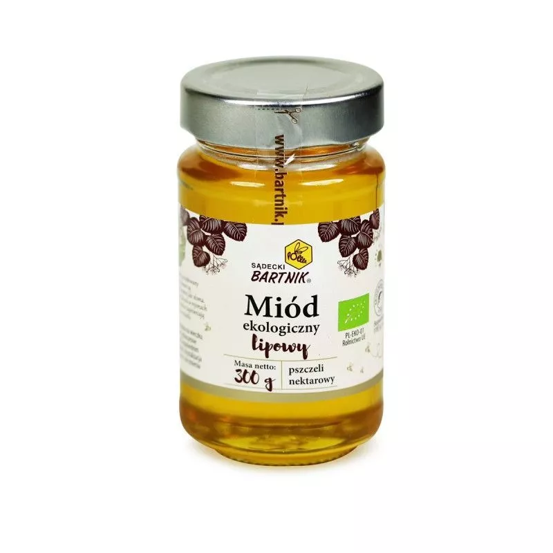 Miod lipowy ekologiczny 300g BARTNIK