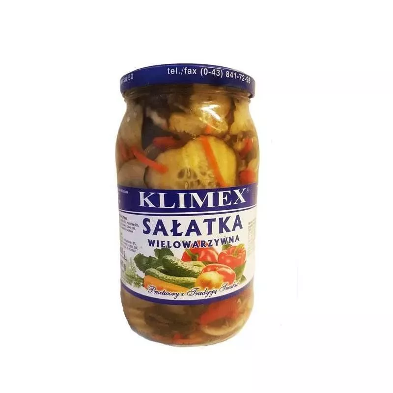 Salatka WIELOWARZYWNA 860gr KLIMEX