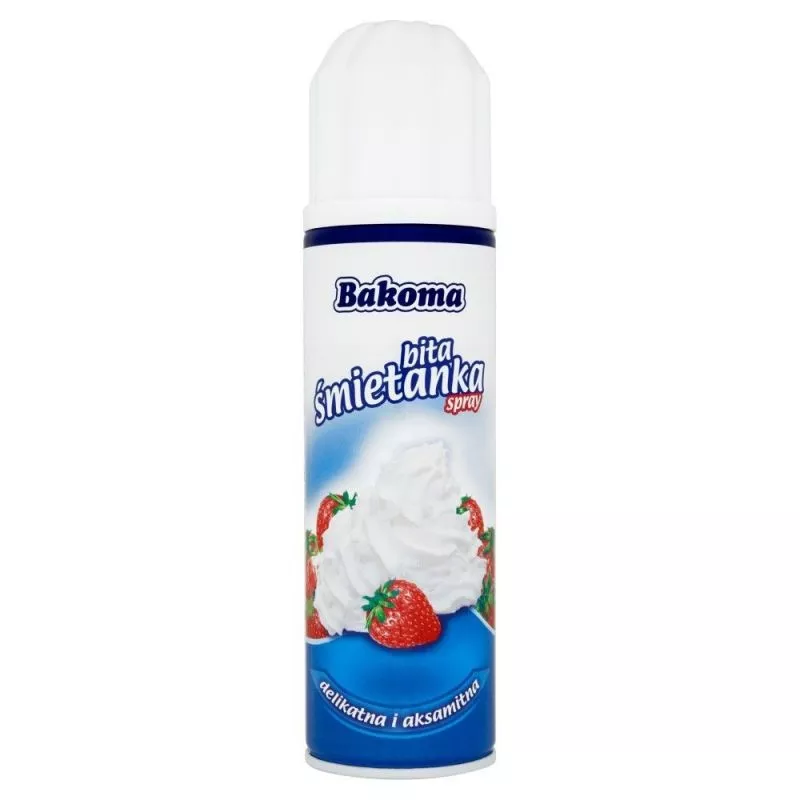 Crema de nata en spray 250ml BAKOMA