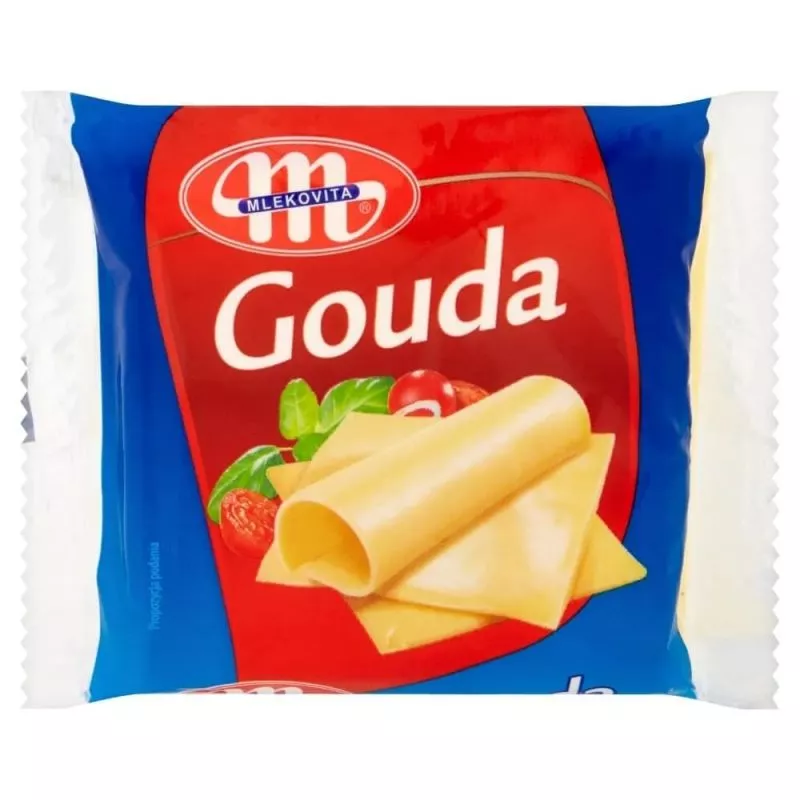 Queso para fundir GOUDA en lonchas 130g MLEKOVITA