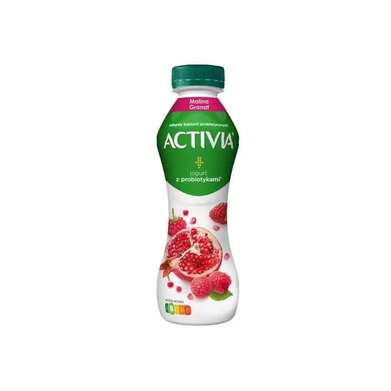 Jogurt ACTIVIA pitny malina granat 280g DANONE