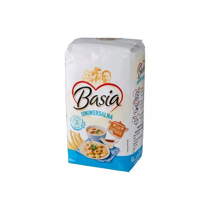 Harina de trigo BASIA universal 1kg GOOD MILLS