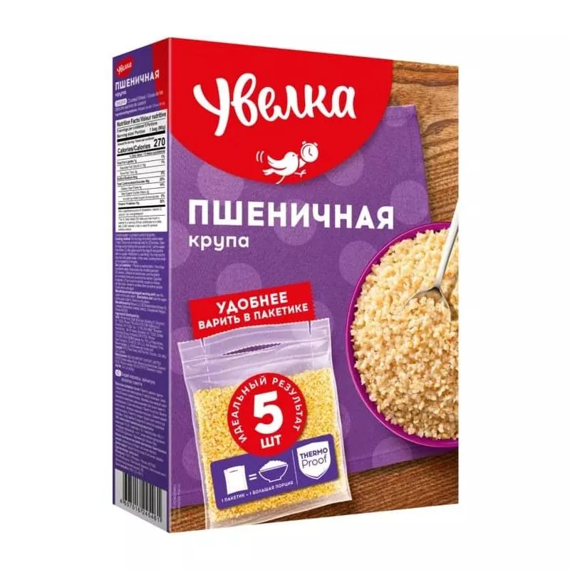 Kasza pszenna w torebke 5x80g UVELKA