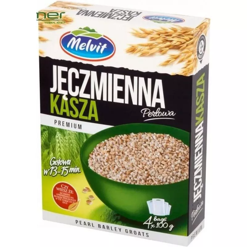 Kasza jeczmienna WIEJSKA 4 x100gr MELWIT