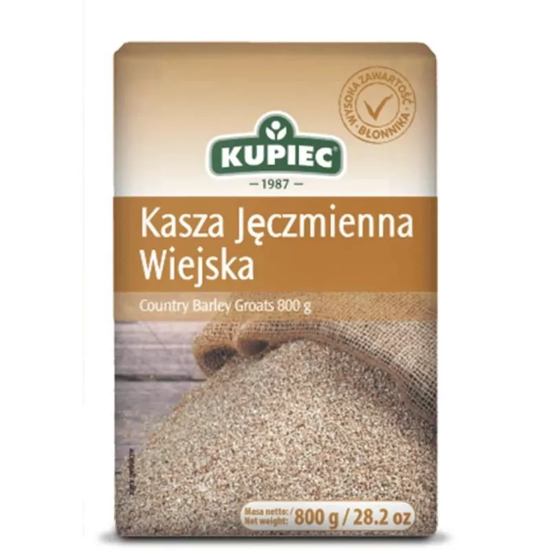 Kasza jeczmienna WIEJSKA 800gr KUPIEC