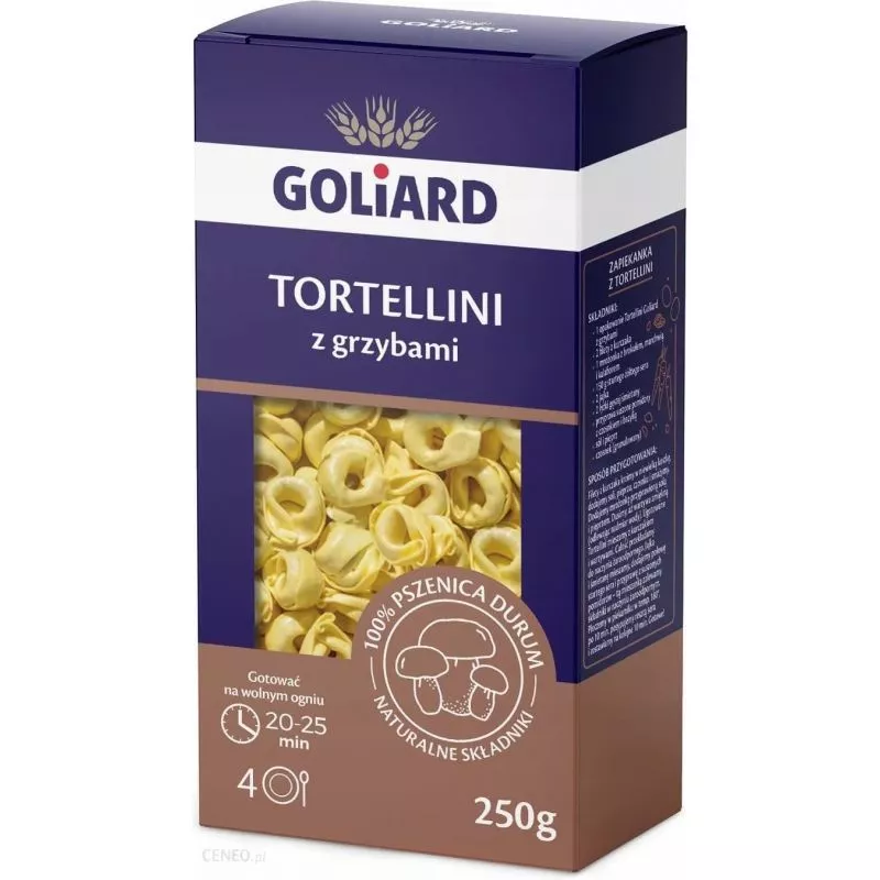 Makaron tortellini z grzybami 250g GOLIARD 