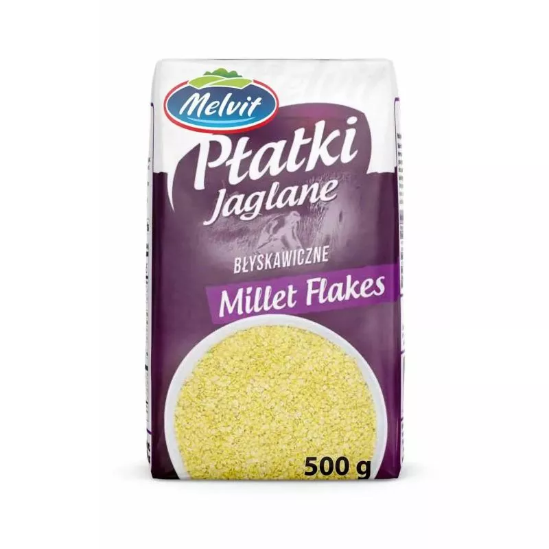 Platki jaglane blyskawiczne 500g MELVIT