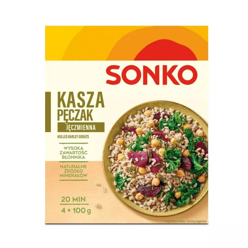 Grano de cebada perlada 4x100gr SONKO