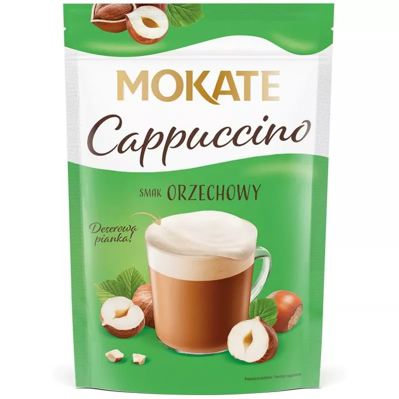 Cappuccino smak orzechowy 110g MOKATE 