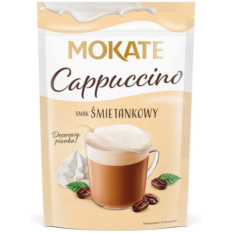Cappuccino o smaku smietankowym 110g MOKATE 