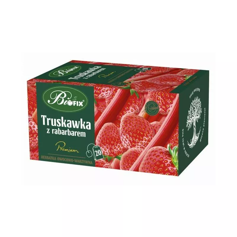 Herbata ex.premium truskawka z rabarbarem 40g BIFIX