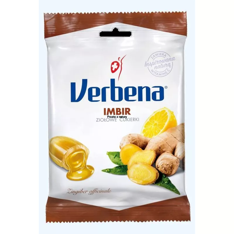 Cukierki VERBENA imbir 60g IDC