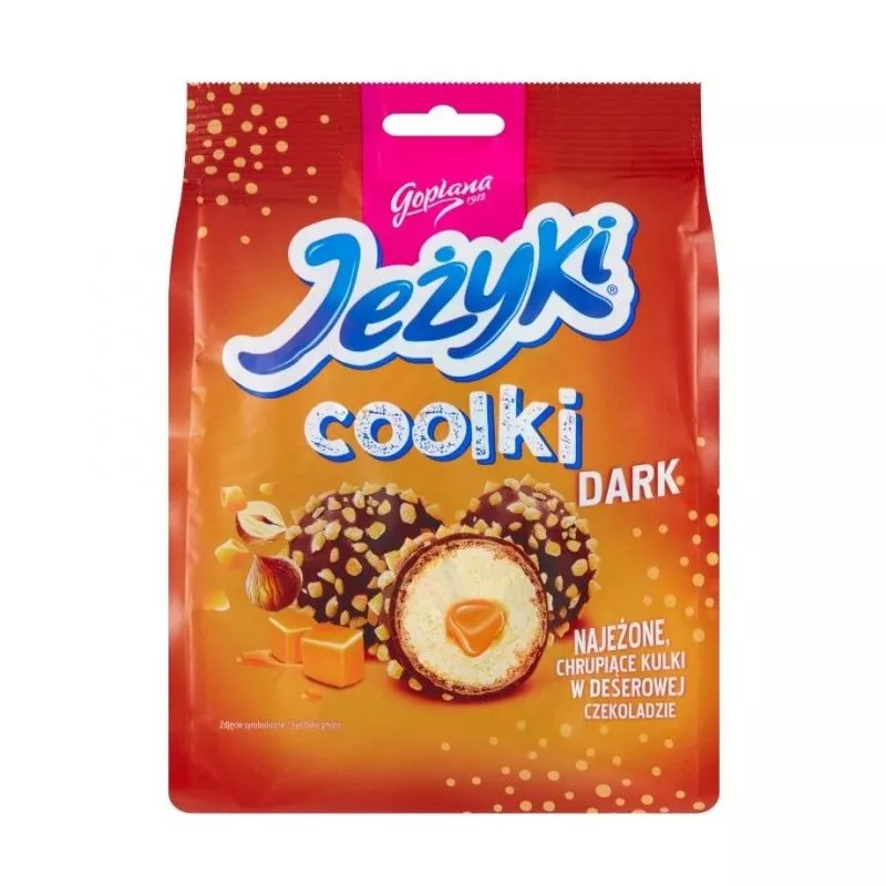 Praliny JEZYKI COOLKI DARK 140g JUTRZENKA