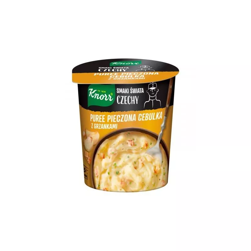 Pure de patata en polvo con cebolla i picatostes 56g KNORR