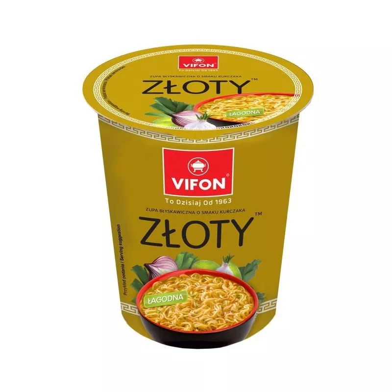 Zupa KURCZAK ZLOTY kubek 60g VIFON