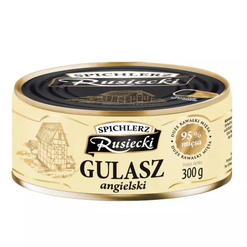 Estofado de carne GULASZ ANGIELSKI 300g RUSICKI PREMIUM