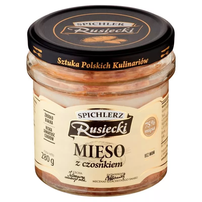 Mieso z nuta czosnku 280g RUSIECKI