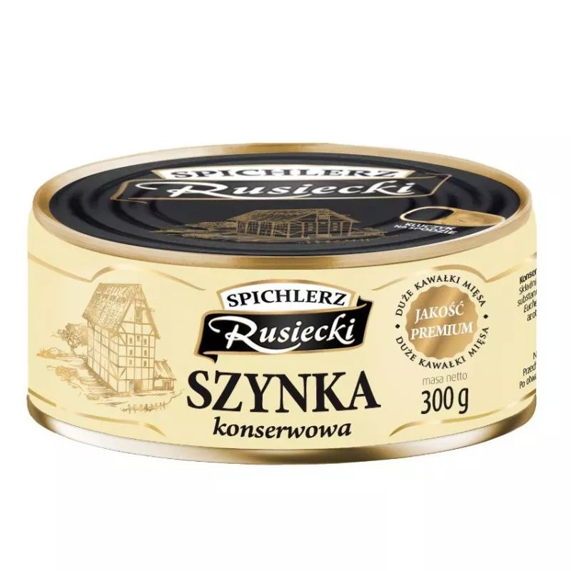 Szynka konserwowa 300g RUSIECKI PREMIUM 