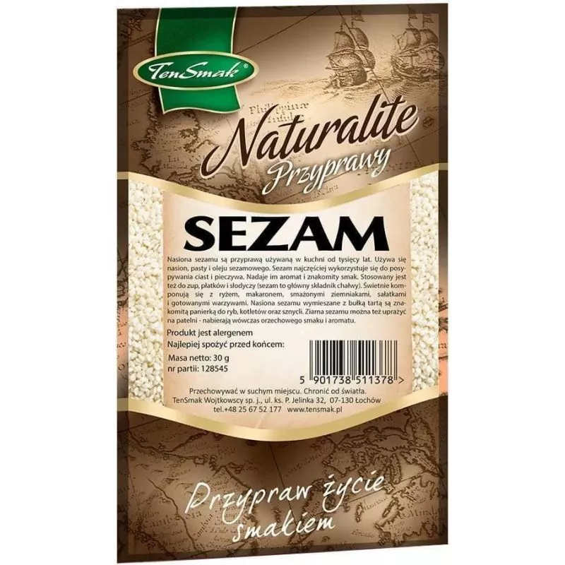 Sezam NATURALITE 30g TENSMAK