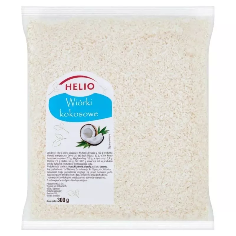 Wiorki kokosowe 300g HELIO