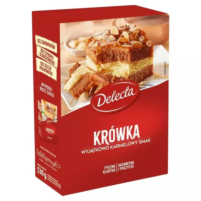 Mieszanka do domowego wypieku ciasta KROWKA 530g DELECTA