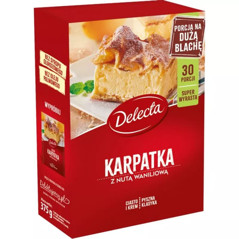 Bizcocho en polvo KARPATKA 375g DELECTA