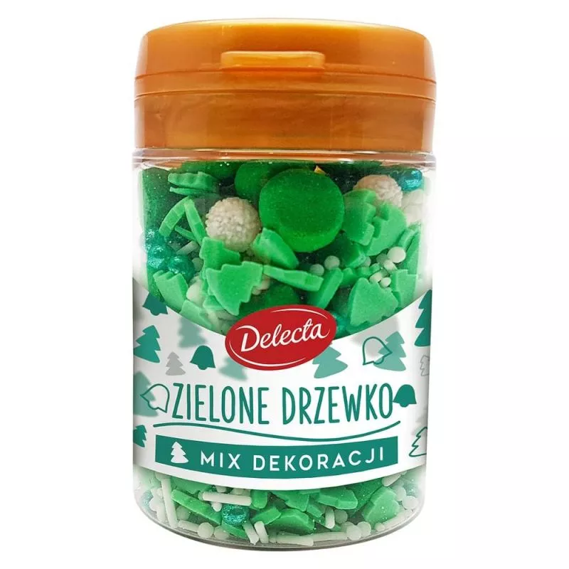 Dekoracje zielone drzewko 55g DELECTA