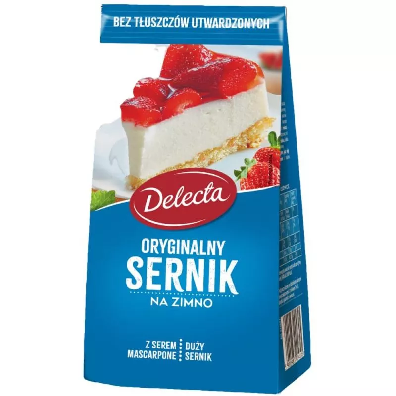 Pastel en polvo de queso frio SERNIK NA ZIMNO 154g DELECTA