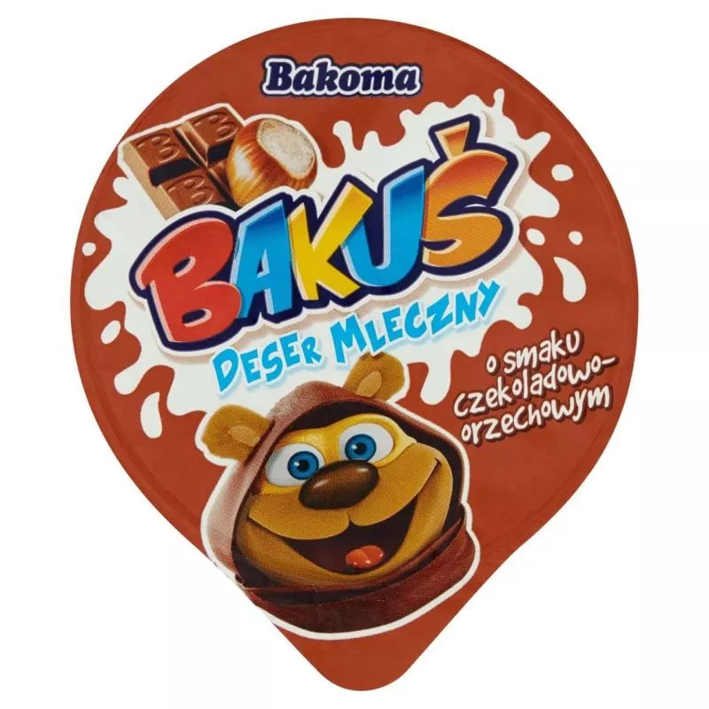 Postre de leche BAKUS con chocolate nuez 100gr BAKOMA