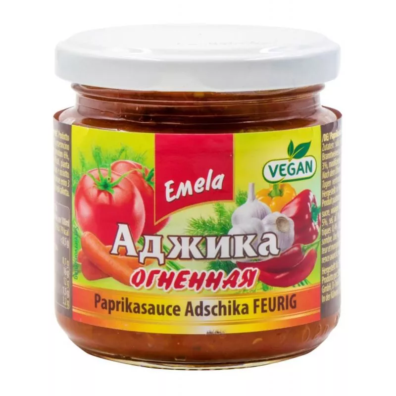 Salsa muy picante ADJIKA 200gr EMELA