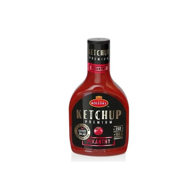 Ketchup pikantny PREMIUM 465g ROLESKI